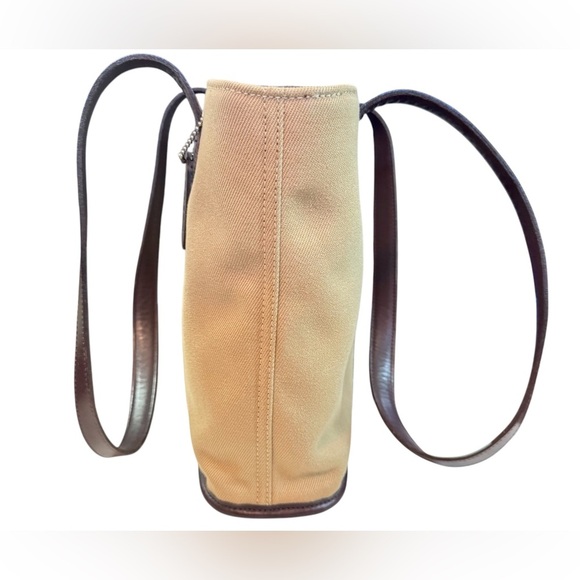 ‼️1999 COACH Greenwich Twill/Leather Tote‼️ - Picture 6 of 14